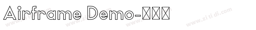 Airframe Demo字体转换